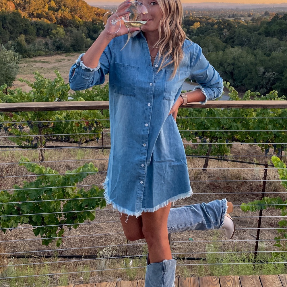 Denim dress 👗